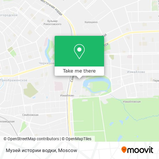 Музей истории водки map