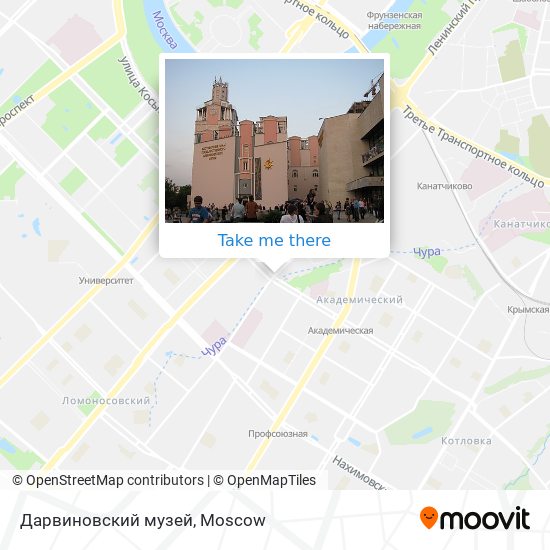 Дарвиновский музей map