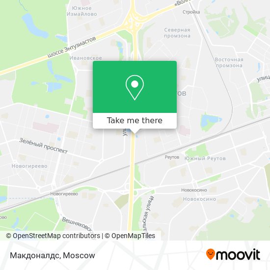 Макдоналдс map