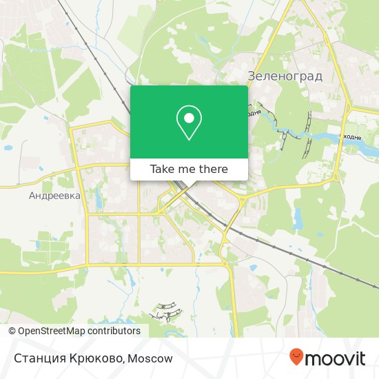 Станция Крюково map