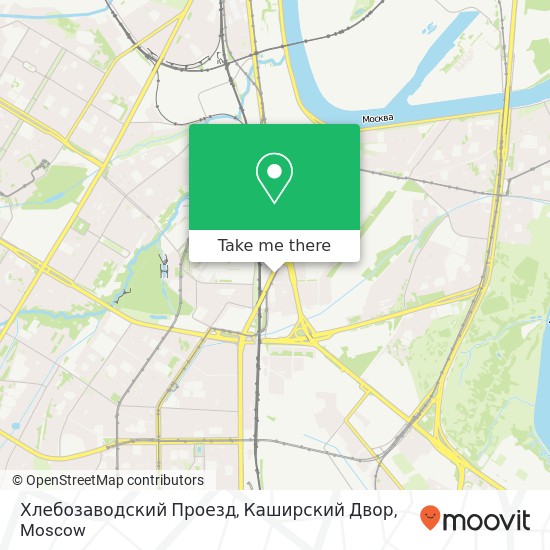 Хлебозаводский Проезд, Каширский Двор map