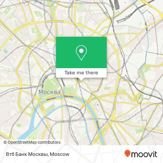 Втб Банк Москвы map