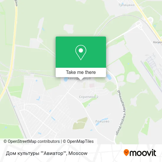 Дом культуры ""Авиатор"" map