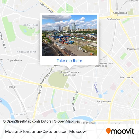 Москва-Товарная-Смоленская map