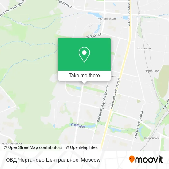 ОВД Чертаново Центральное map
