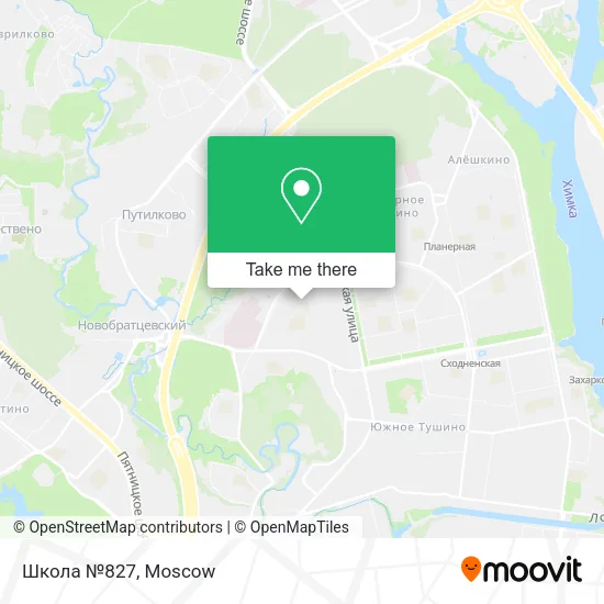 Школа №827 map