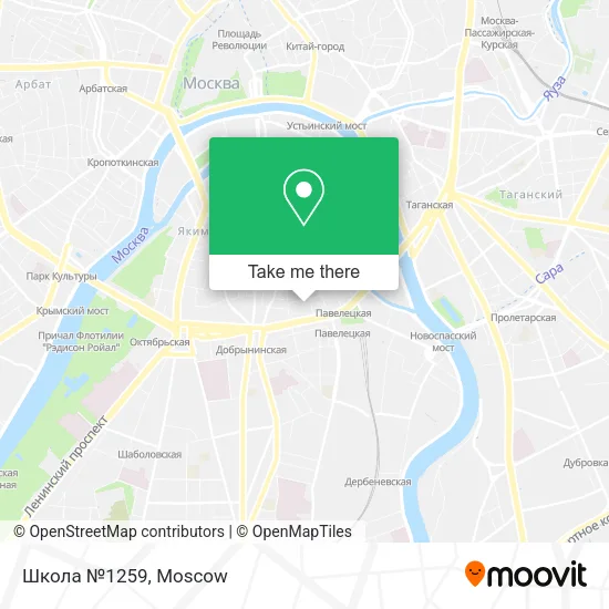 Школа №1259 map