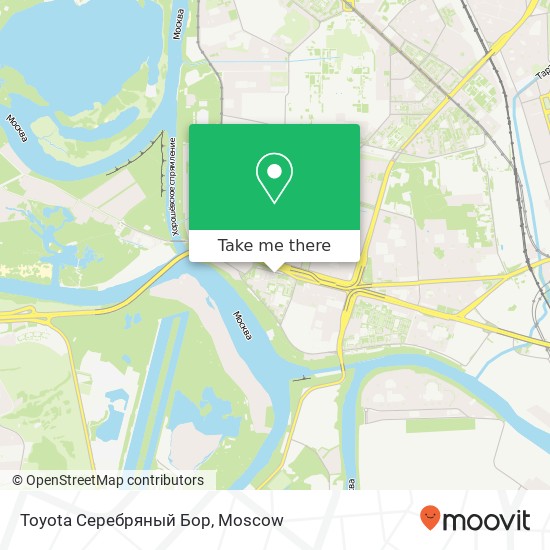 Toyota Серебряный Бор map