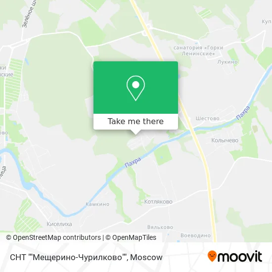 СНТ ""Мещерино-Чурилково"" map
