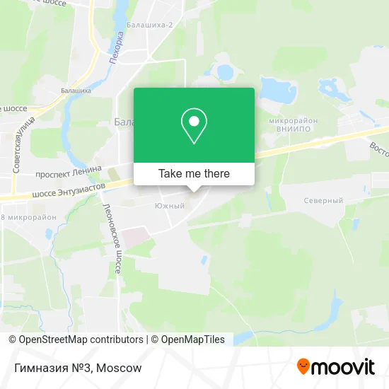 Гимназия №3 map