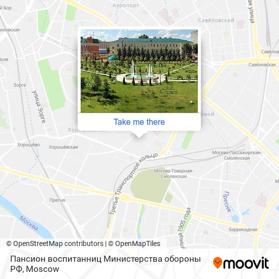 Пансион воспитанниц Министерства обороны РФ map