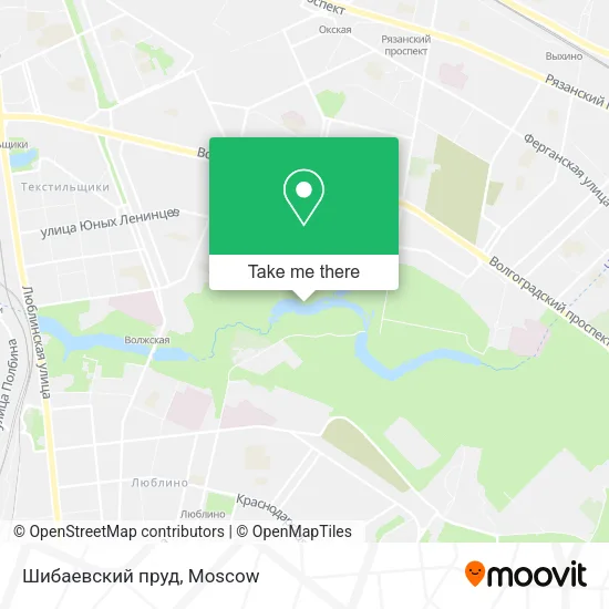 Шибаевский пруд map