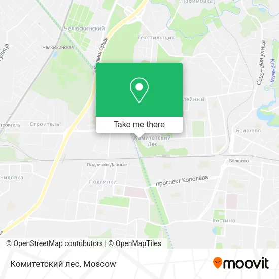 Комитетский лес map