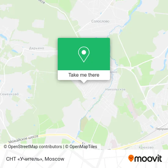 СНТ «Учитель» map