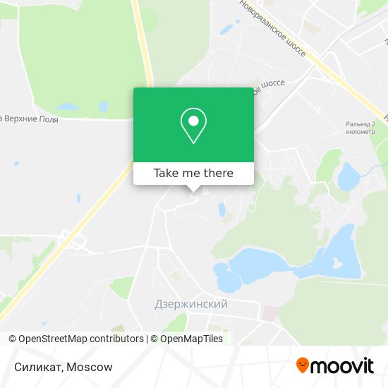 Силикат map
