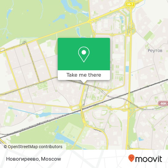 Новогиреево map