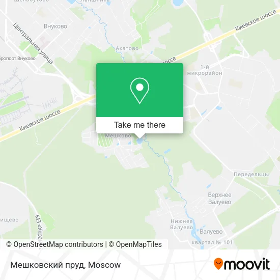 Мешковский пруд map