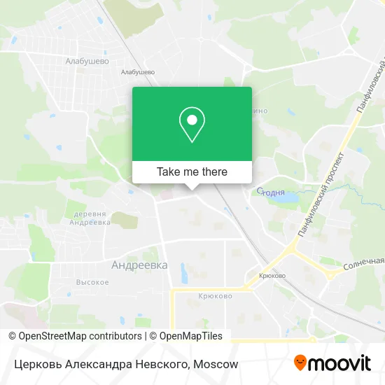 Церковь Александра Невского map