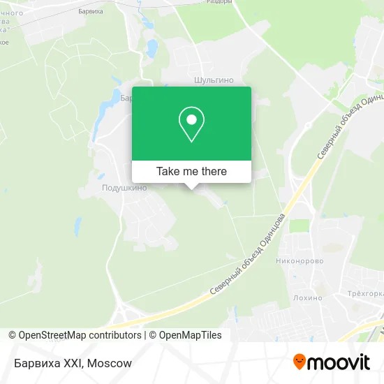 Барвиха XXI map