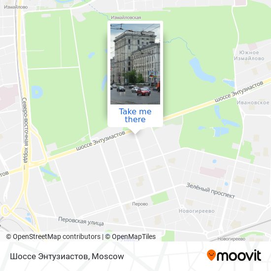 Шоссе Энтузиастов map