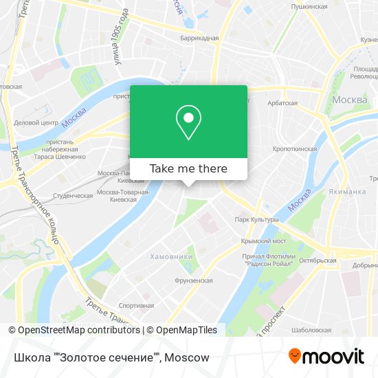 Школа ""Золотое сечение"" map