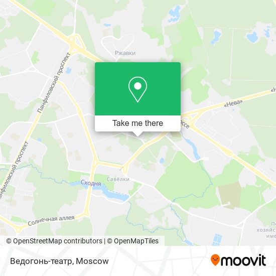Ведогонь-театр map