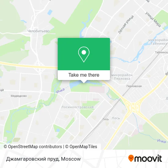 Джамгаровский пруд map