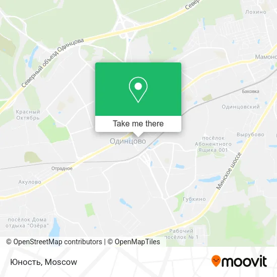 Юность map