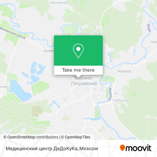 Медицинский центр ДеДоКуКа map