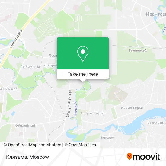 Клязьма map