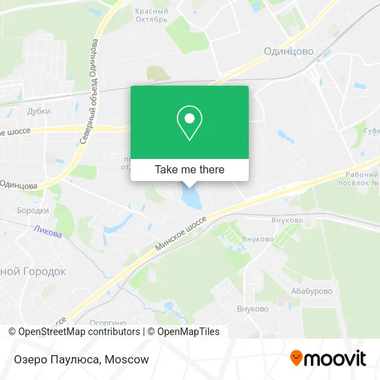 Озеро Паулюса map