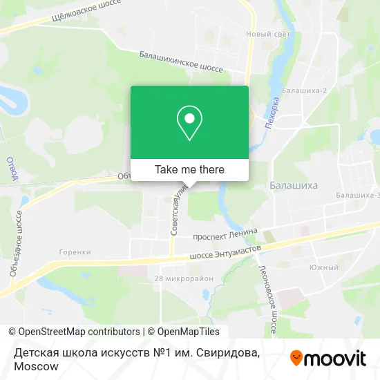 Детская школа искусств №1 им. Свиридова map