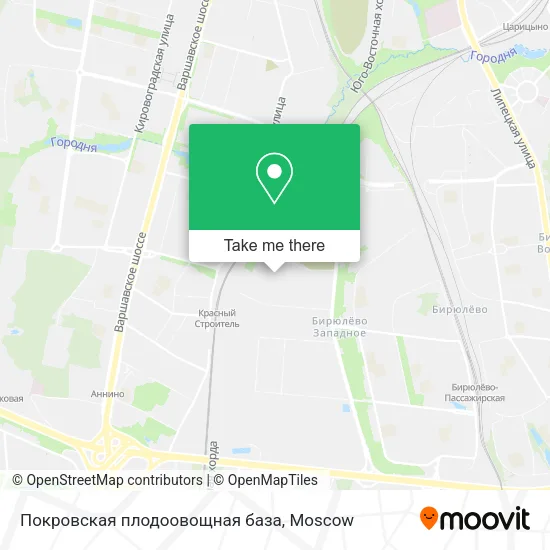 Покровская плодоовощная база map