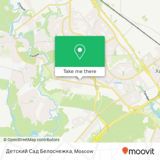 Детский Сад Белоснежка map