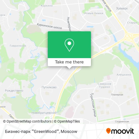 Бизнес-парк ""GreenWood"" map