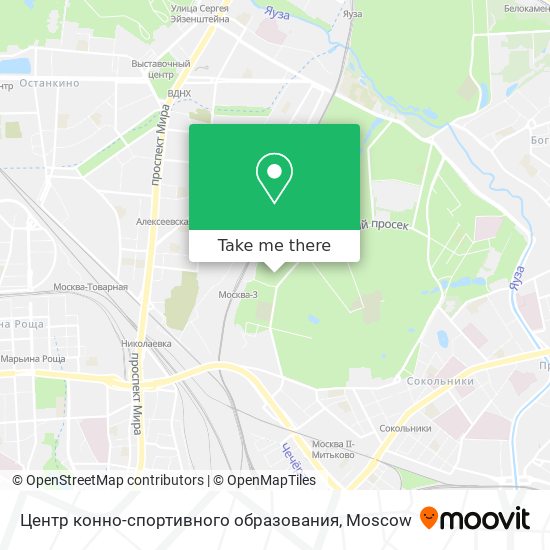 Центр конно-спортивного образования map