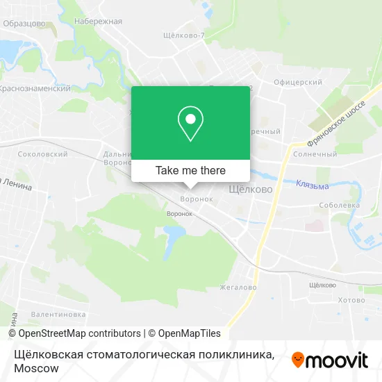 Щёлковская стоматологическая поликлиника map