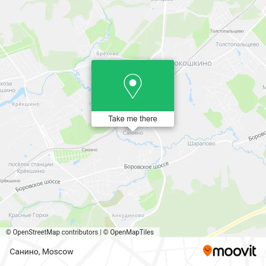 Санино map