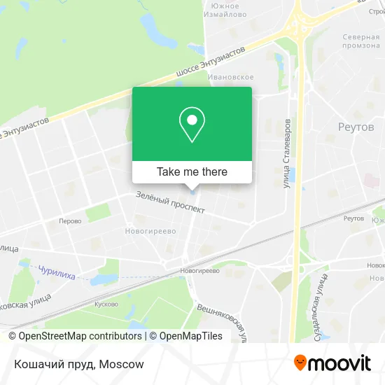 Кошачий пруд map