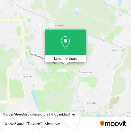Кладбище ""Рожки"" map