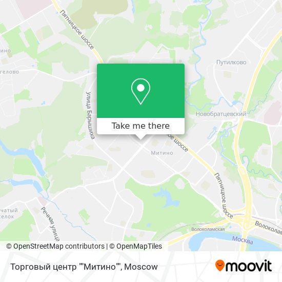 Торговый центр ""Митино"" map