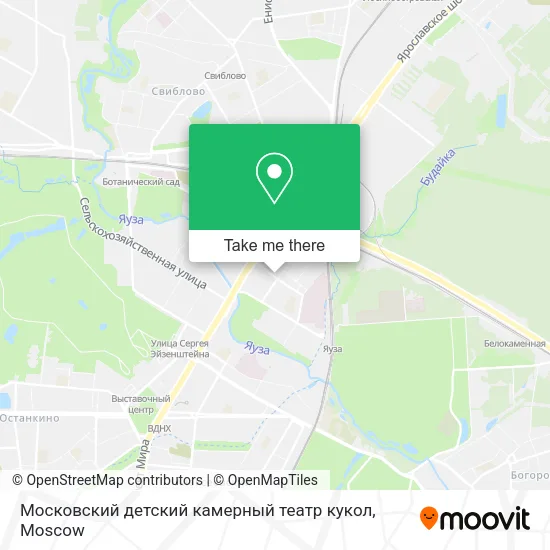Московский детский камерный театр кукол map