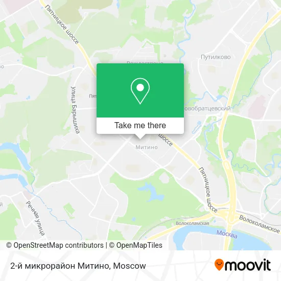 2-й микрорайон Митино map