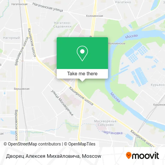 Дворец Алексея Михайловича map