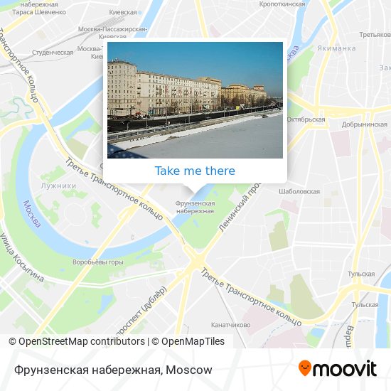 Фрунзенская набережная map