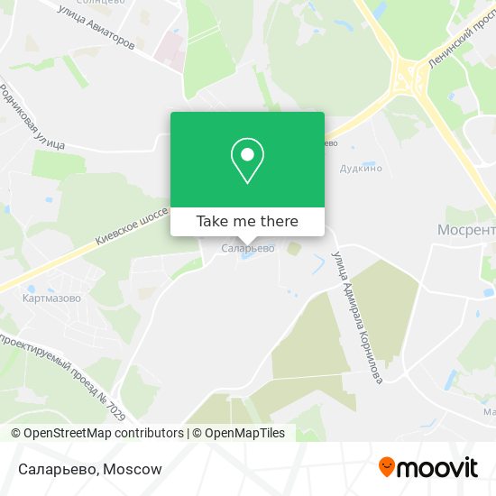 Саларьево map