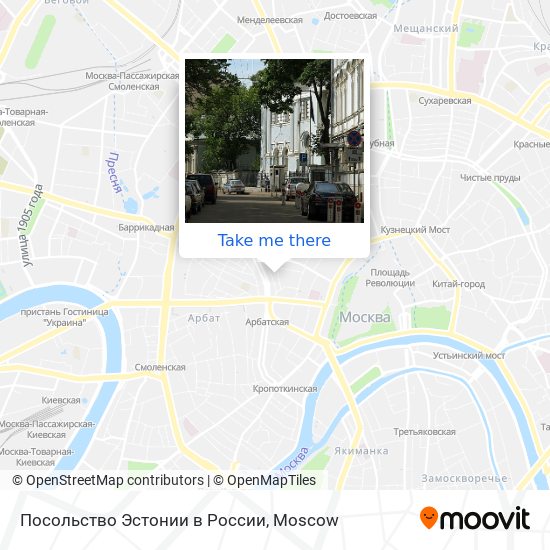Посольство Эстонии в России map
