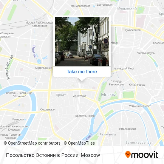 Посольство Эстонии в России map