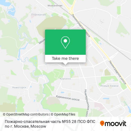 Пожарно-спасательная часть №55 28 ПСО ФПС по г. Москве map