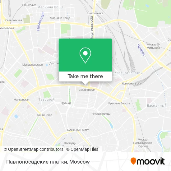 Павлопосадские платки map